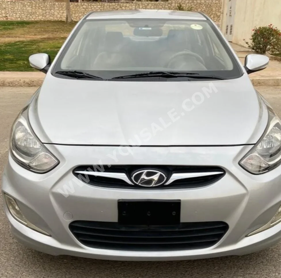 Hyundai  Accent  2012  Sedan  Automatic  4 Cylinder  50,000 Km  FWD  Silver  Gasoline