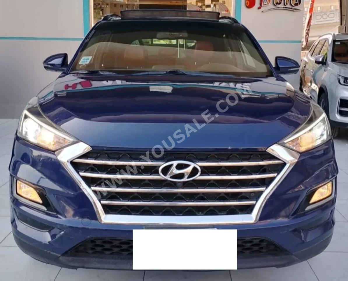 Hyundai  Tucson  2019  SUV  Automatic  4 Cylinder  145,000 Km  FWD  Blue  Gasoline