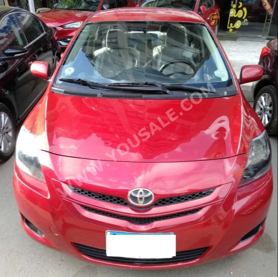 تويوتا  ياريس  2008  سيدان  اوتوماتيك  4 سلندر  220,000 كم  دفع أمامي  أحمر  بنزين