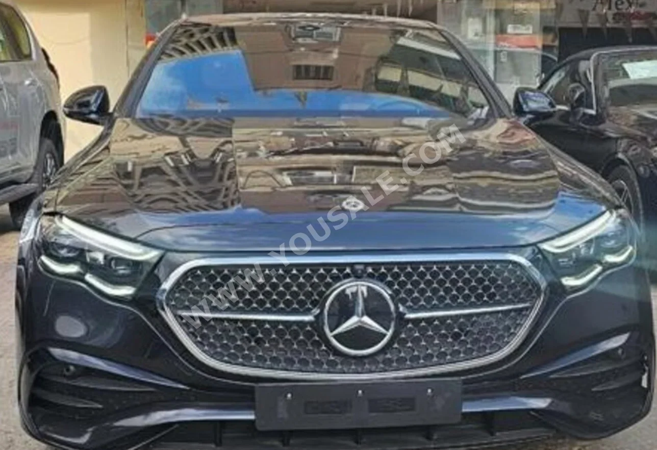 Mercedes-Benz  E-Class  200  2024  Sedan  Automatic  4 Cylinder  0 Km  RWD  Black  Gasoline