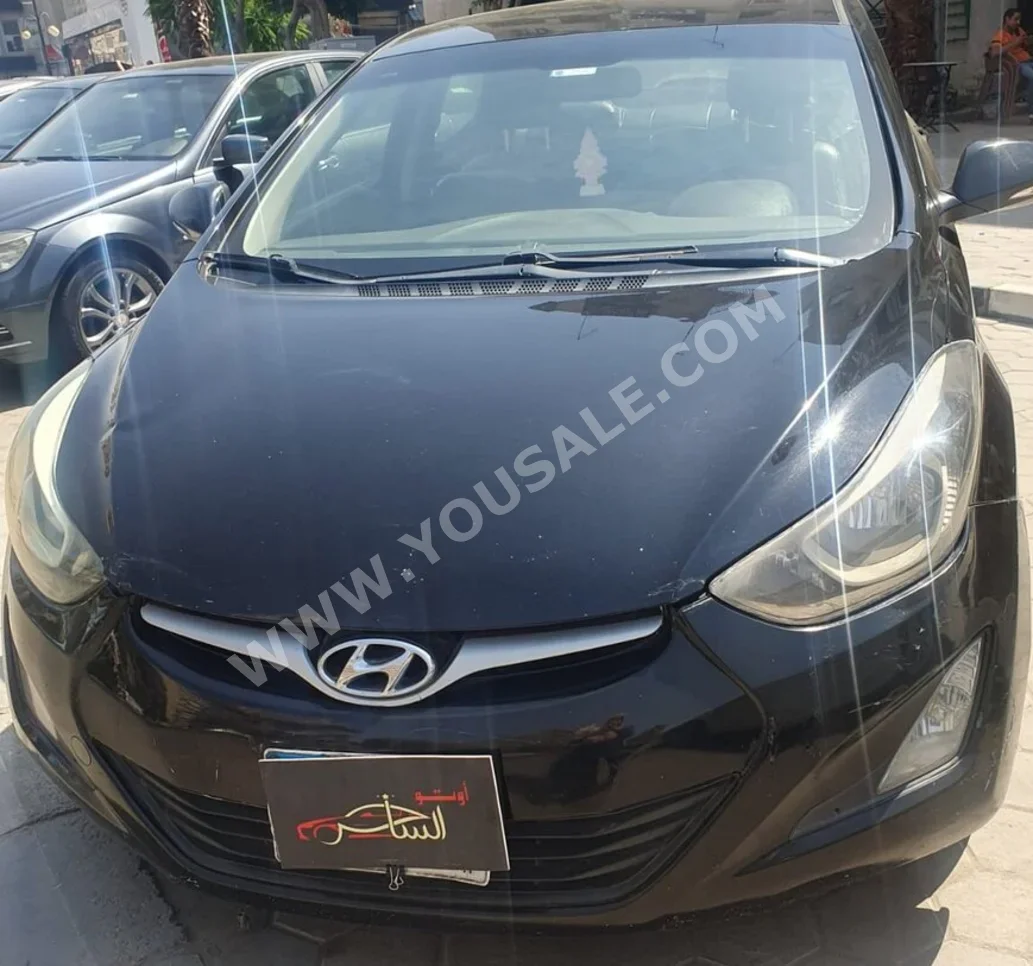 Hyundai  Elantra  2016  Sedan  Automatic  4 Cylinder  190,000 Km  FWD  Black  Gasoline