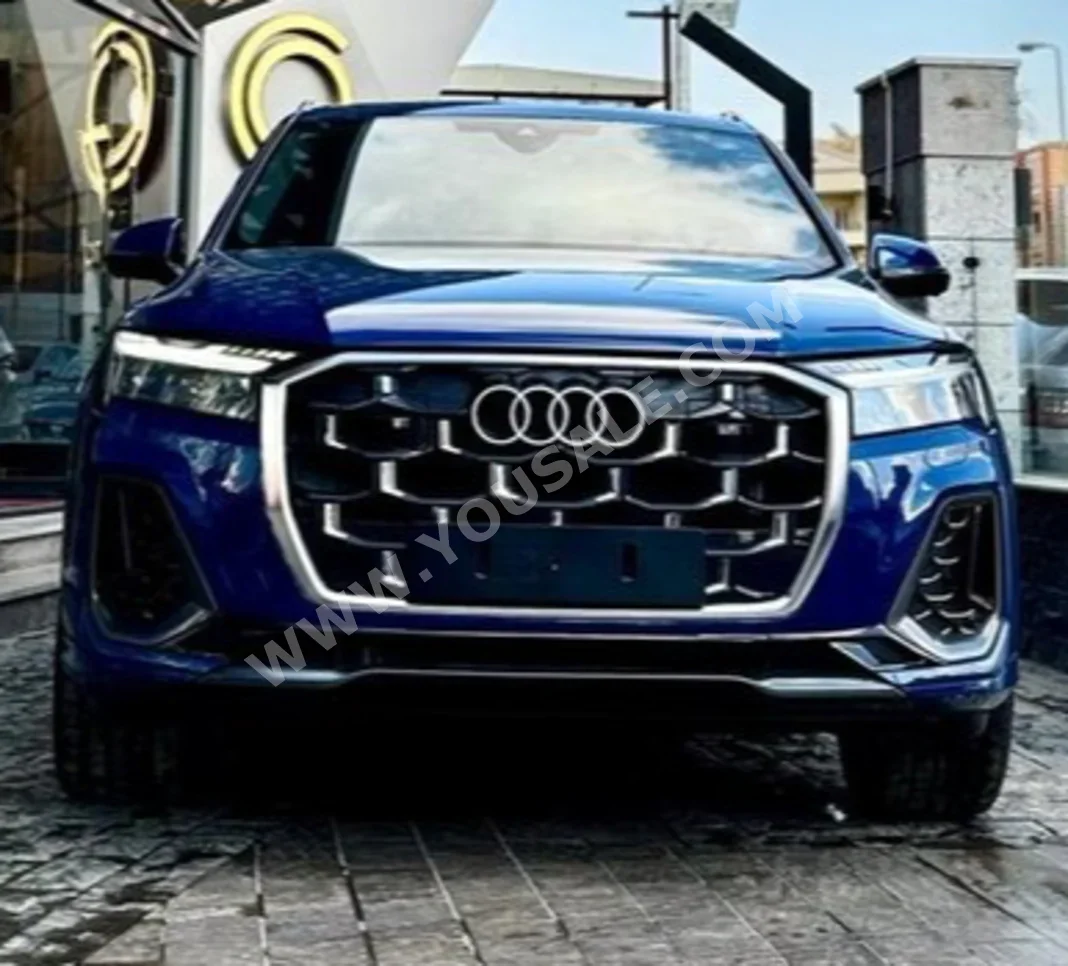 Audi  Q7  2025  SUV  Automatic  4 Cylinder  0 Km  AWD  Blue  Gasoline