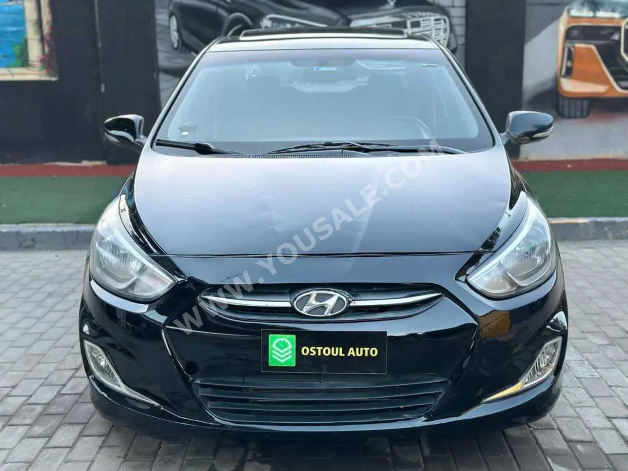 Hyundai  Accent  2017  Sedan  Automatic  4 Cylinder  400,000 Km  FWD  Black  Gasoline