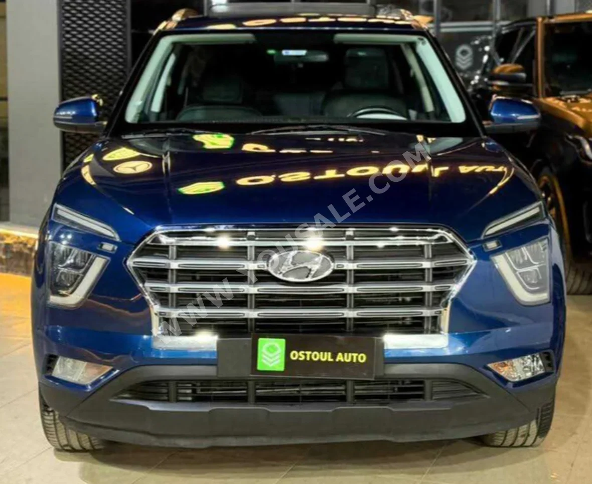 Hyundai  creta  2021  SUV  Automatic  4 Cylinder  170,000 Km  FWD  Blue  Gasoline