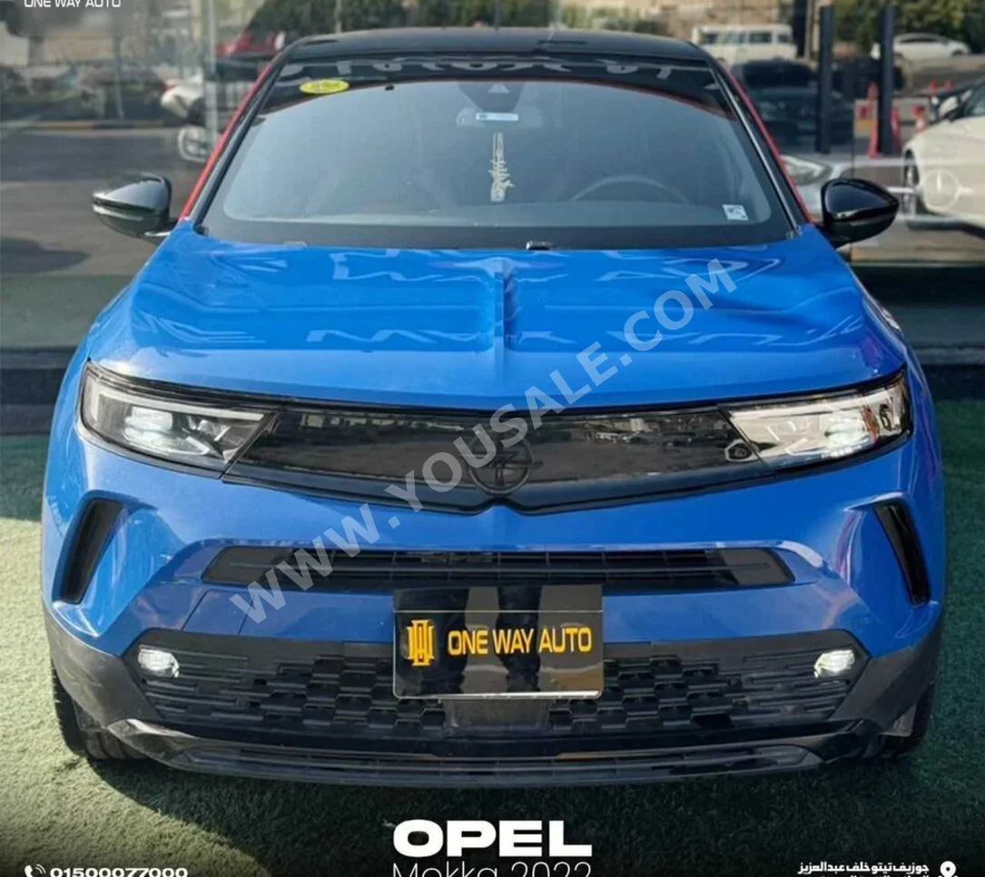 Opel  Mokka  2022  SUV  Automatic  4 Cylinder  35,000 Km  FWD  Blue  Gasoline