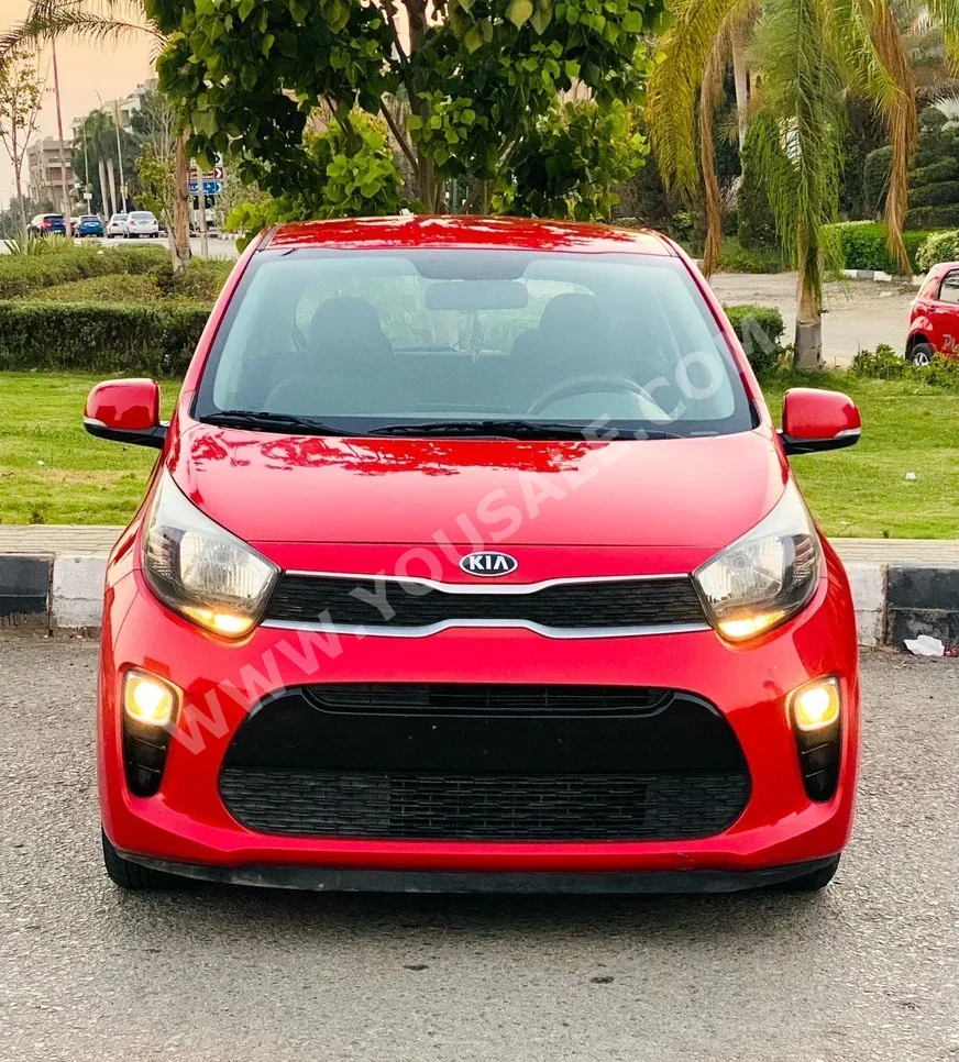 Kia  Picanto  2019  Hatchback  Automatic  4 Cylinder  50,000 Km  FWD  Red  Gasoline