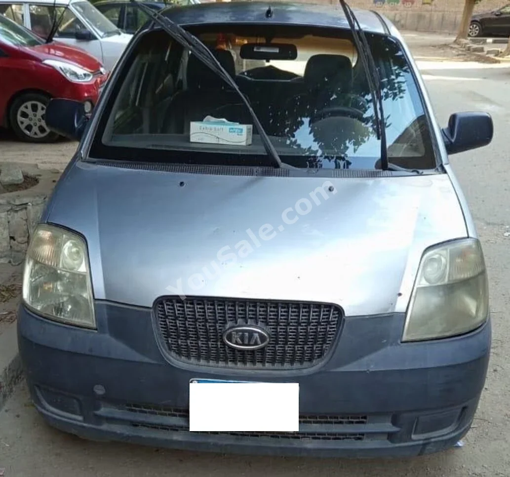 كيا  بيكانتو  2007  هاتشباك  عادي  4 سلندر  140,000 كم  دفع أمامي  فضي  بنزين