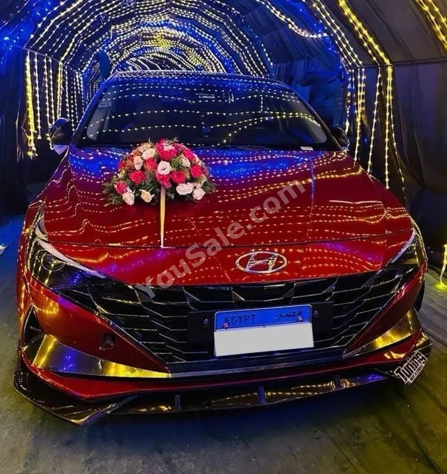 Hyundai  Elantra  Sedan  Dark Red  2024