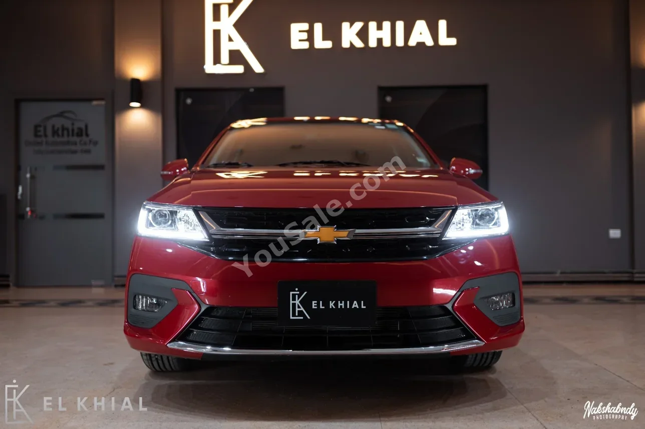 شفروليه اوبترا 2026 سيدان اوتوماتيك 4 سلندر 0 كم دفع أمامي أحمر بنزين