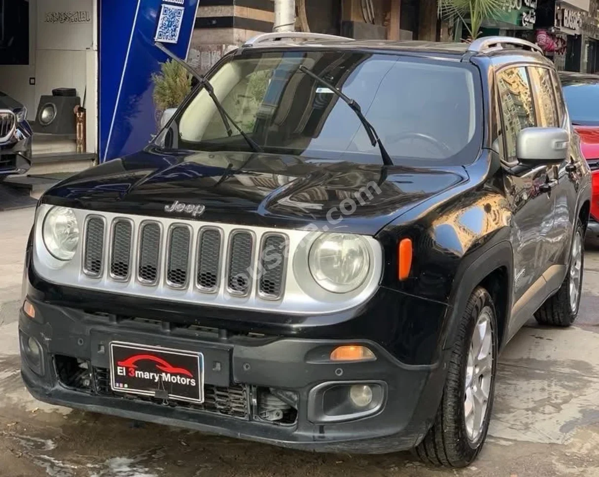 Jeep  Renegade  2017  Hatchback  Automatic  4 Cylinder  130,000 Km  FWD  Black  Gasoline