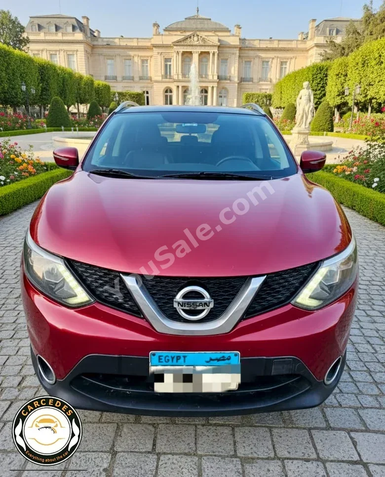 Nissan  Qashqai  2017  SUV  Automatic  140,000 Km  FWD  Dark Red  Gasoline