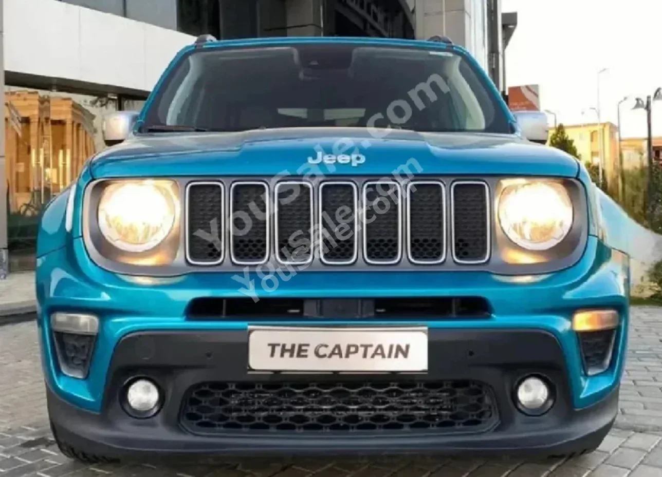 جييب رينيجيد 2022 اوتوماتيك 75,000 كم دفع أمامي اخضر فاتح بنزين