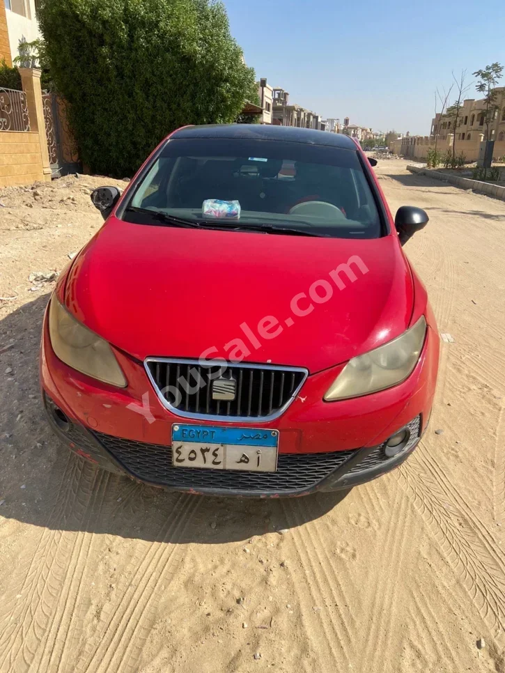 ســـــيات  ايبيزا  2012  هاتشباك  اوتوماتيك  4 سلندر  253,000 كم  دفع أمامي  أحمر  بنزين