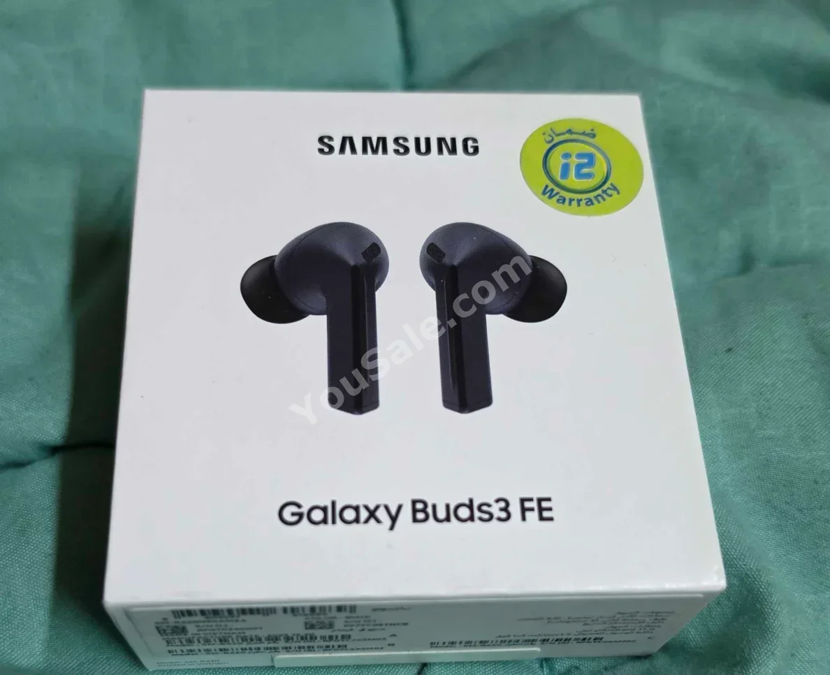 سماعات الأذن والرأس - ايربودز  سامسونج  galaxy buds 3fe  - أسود  ايربودز
