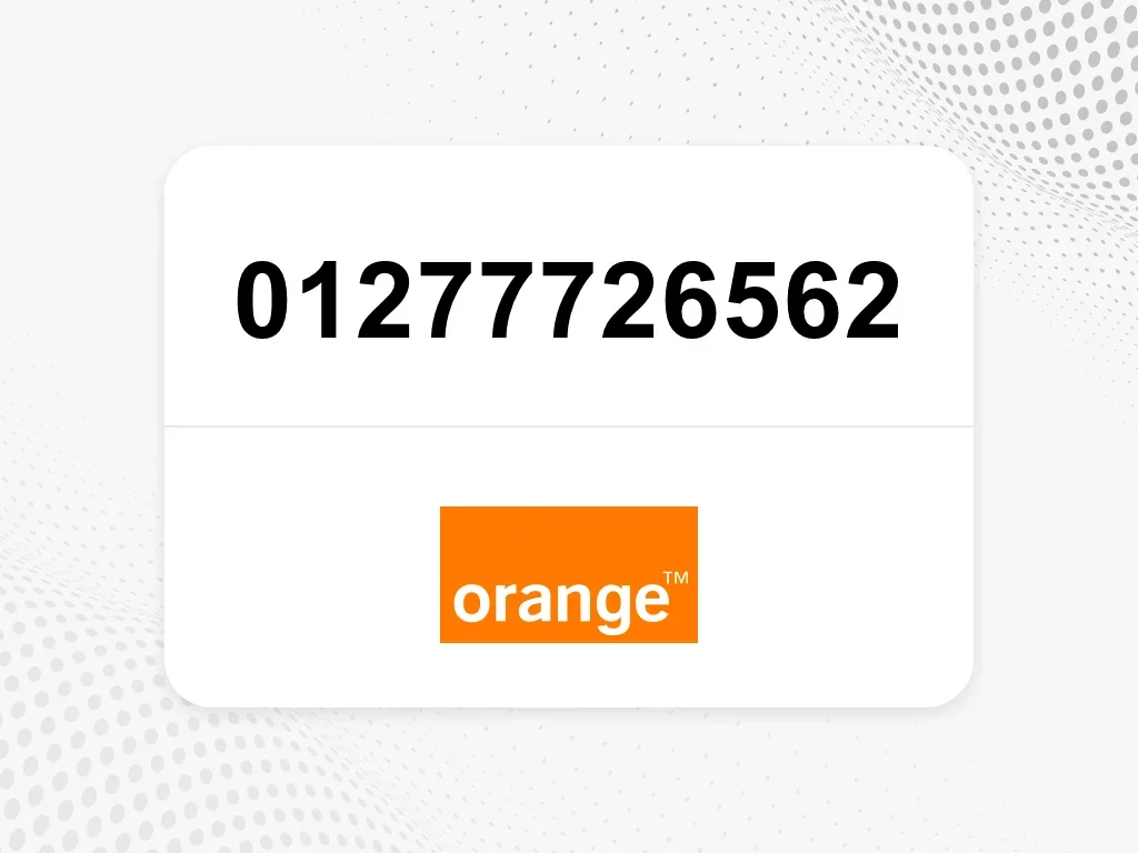أورنج  01277726562