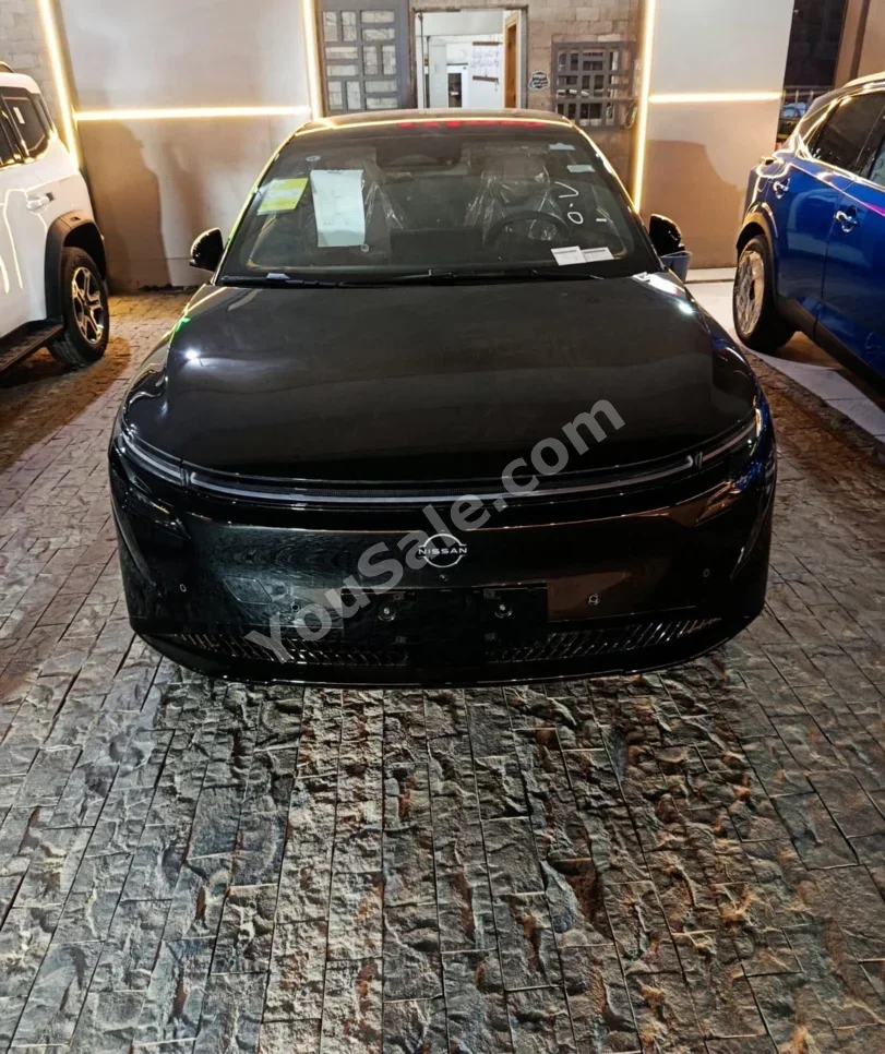 نيسان  ان 7  2026  سيدان  اوتوماتيك  4 سلندر  620 كم  دفع أمامي  أسود  كهربائية