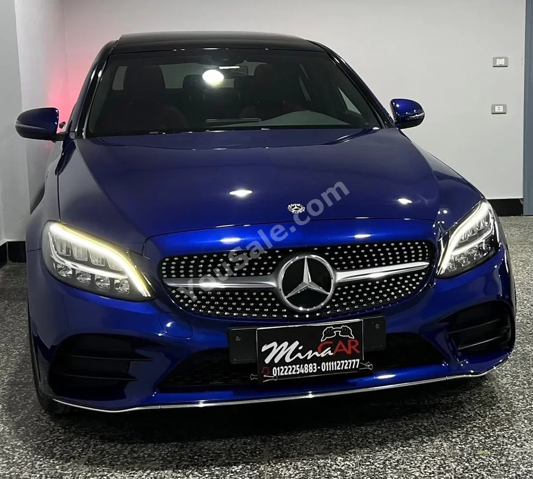 Mercedes-Benz  C-Class  180 AMG  2019  Automatic  10,000 Km  Blue  Gasoline