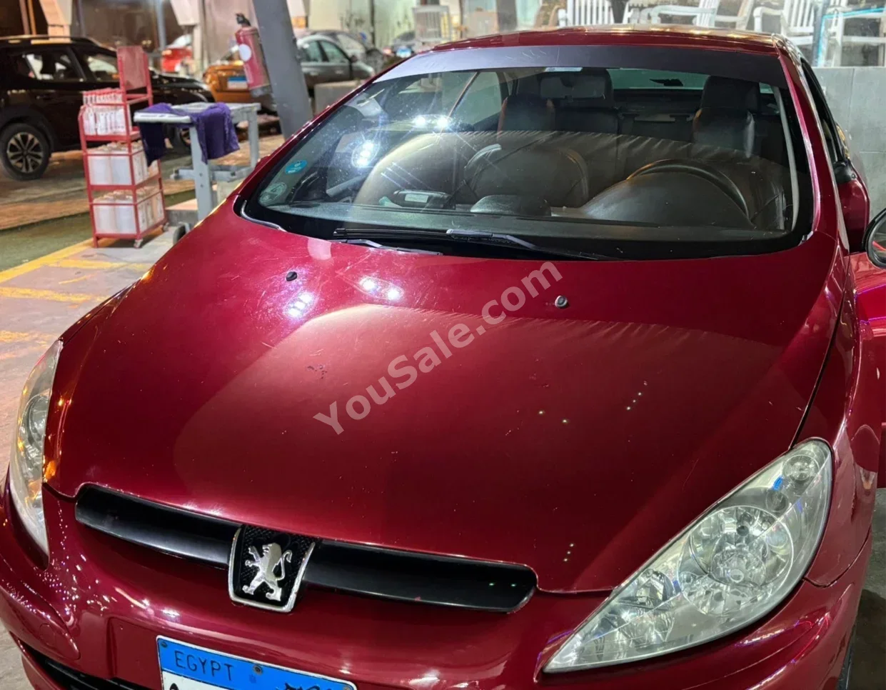 Peugeot  307  2005  Convertible  Manual  4 Cylinder  290,000 Km  FWD  Red  Gasoline