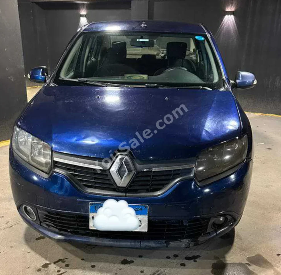 رينو لوغان 2016 سيدان اوتوماتيك 4 سلندر 142,000 كم دفع أمامي ازرق بنزين