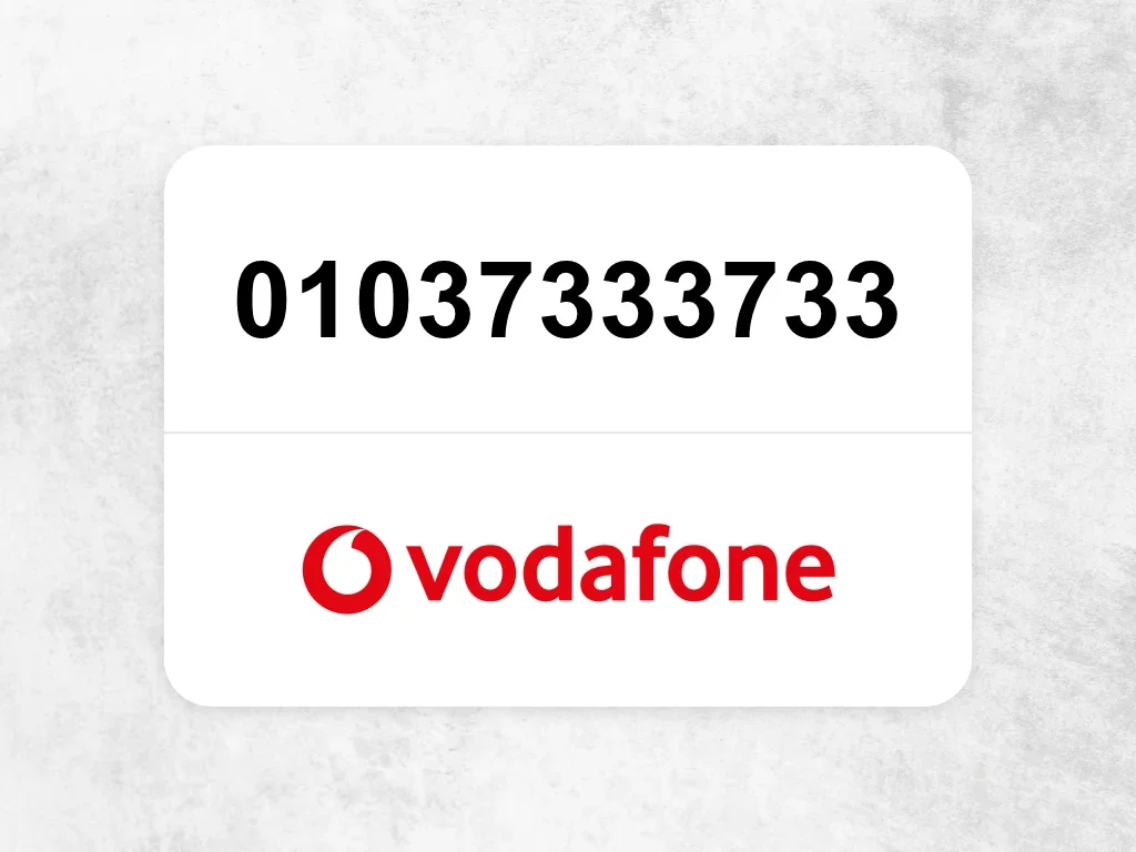 فودافون  01037333733