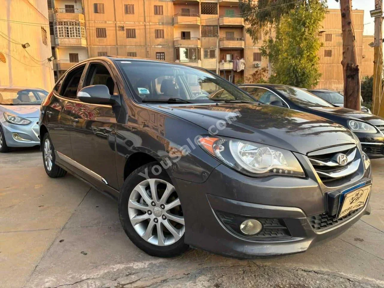 هيونداي النترا ام دي 2018 اوتوماتيك 59,000 كم دفع أمامي رصاصي بنزين
