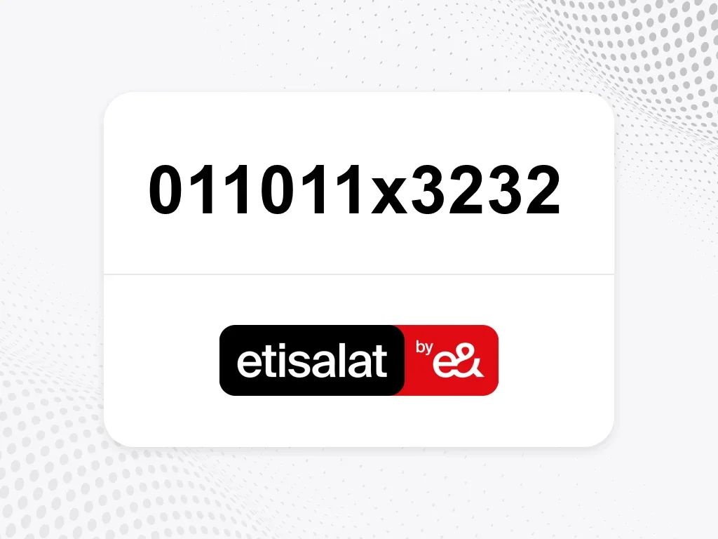 etisalat 011011x3232