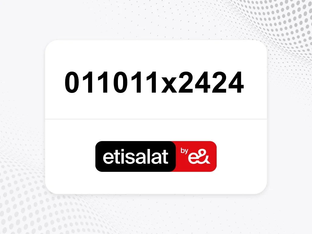 etisalat  011011x2424