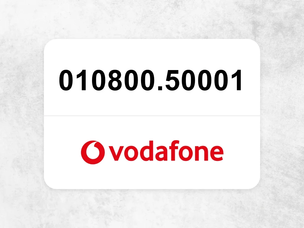 Vodafone  010800.50001