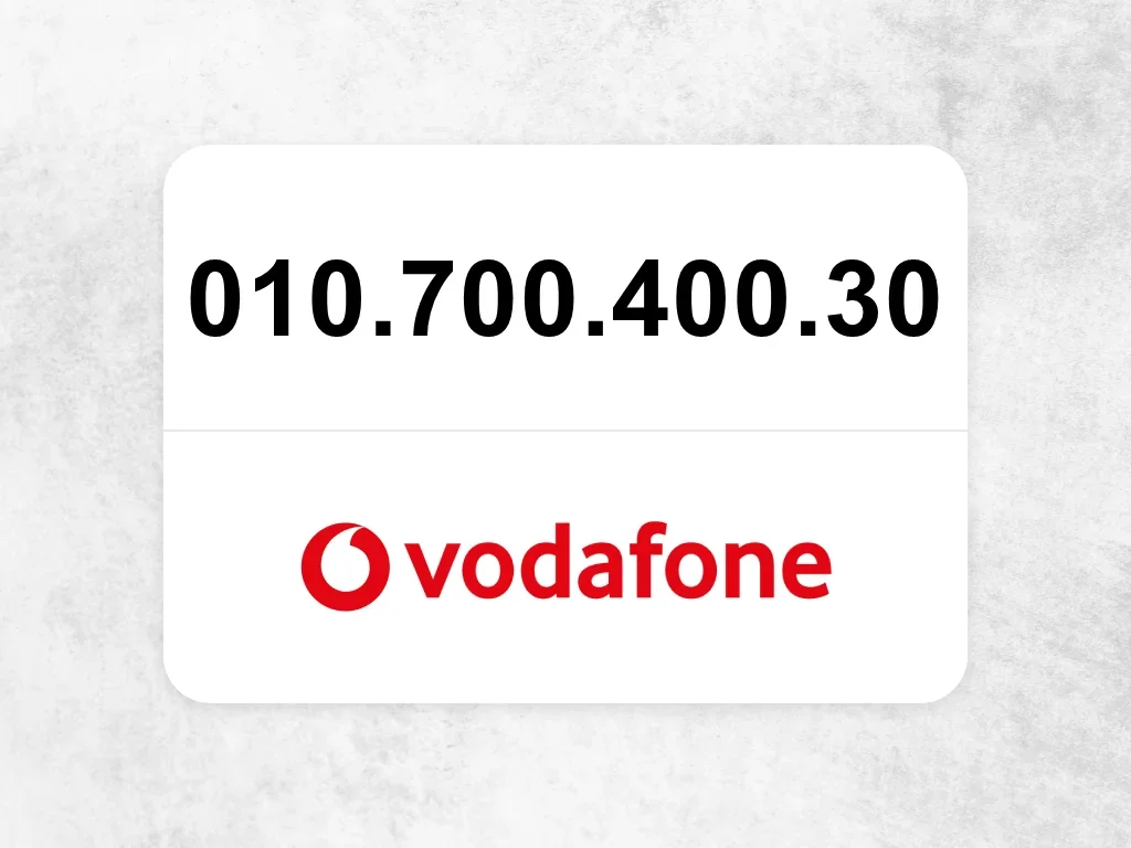 Vodafone  010.700.400.30