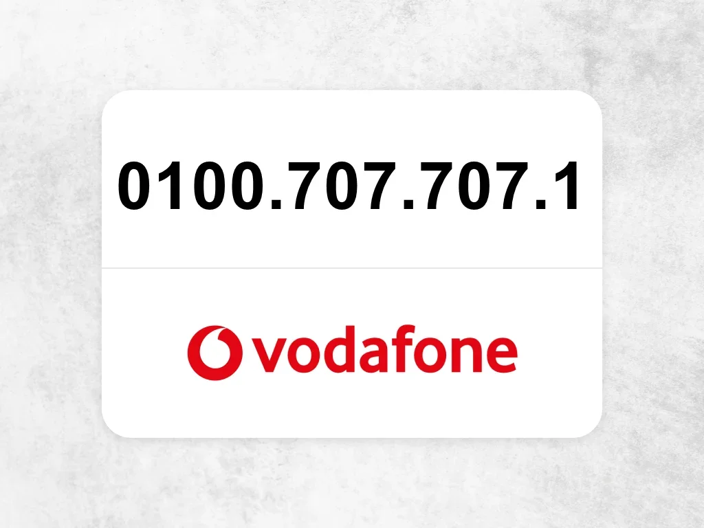 Vodafone  0100.707.707.1