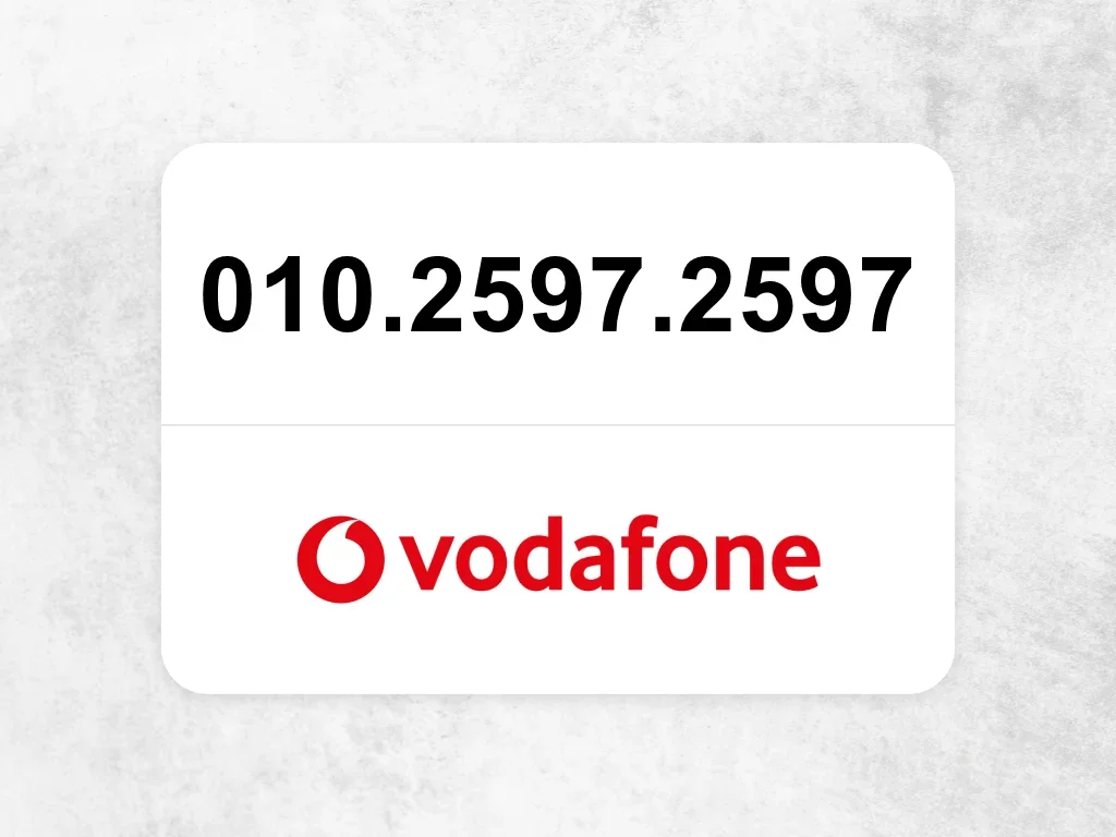 Vodafone 010.2597.2597