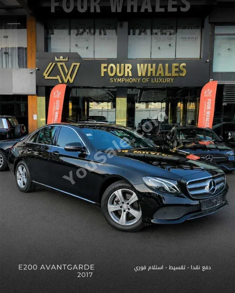 Mercedes-Benz  E-Class  200  2017  Automatic  53,000 Km  RWD  Black  Gasoline