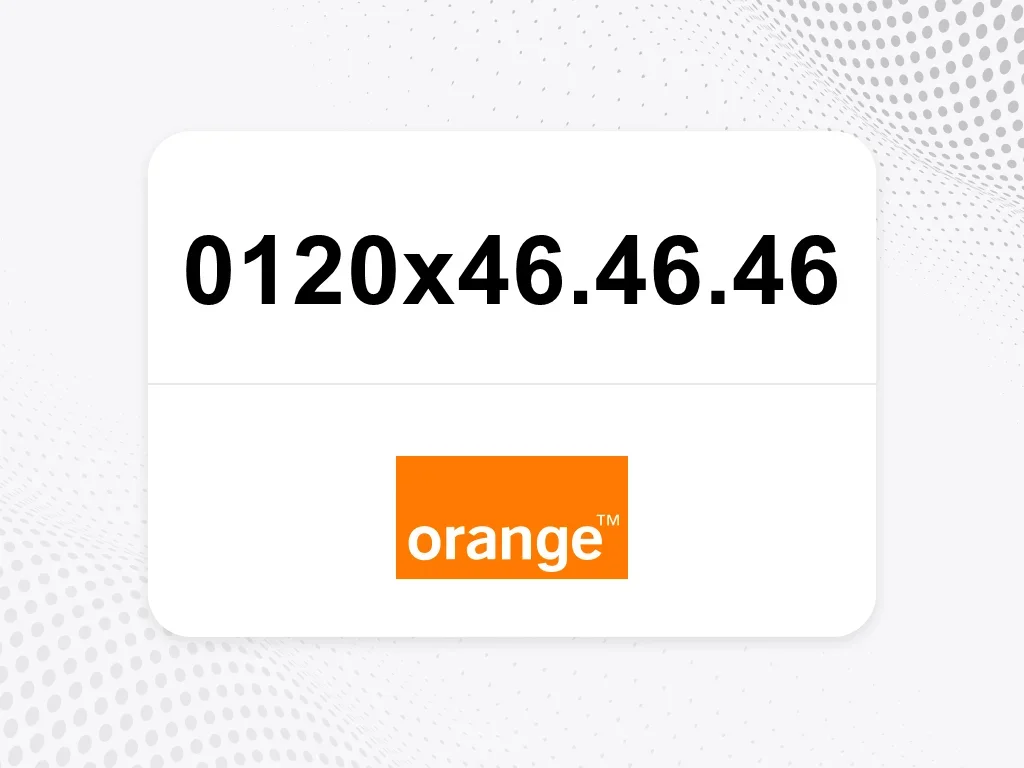 أورنج 0120x46.46.46