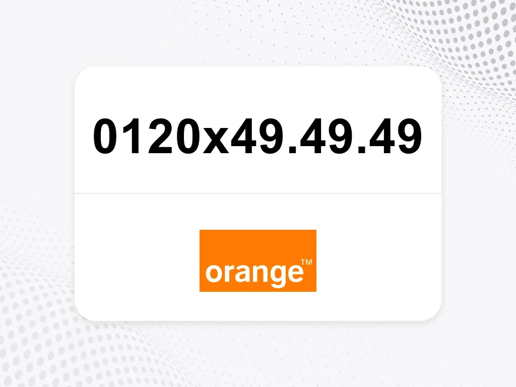 أورنج 0120x49.49.49