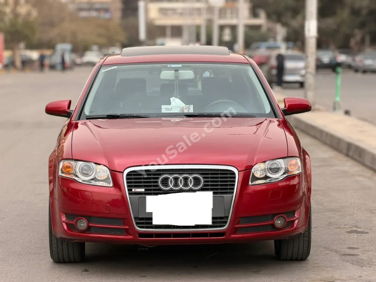 اودي أي 4 2005 اوتوماتيك اودي سلندر 175,000 كم اودي أحمر بنزين