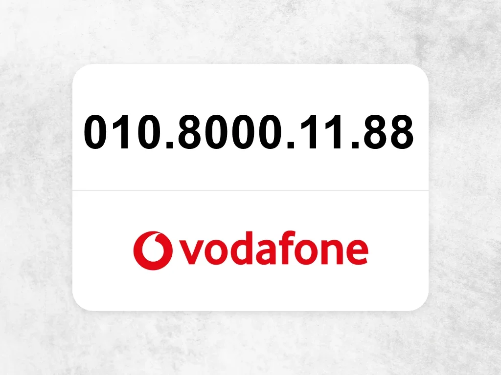 فودافون  010.8000.11.88