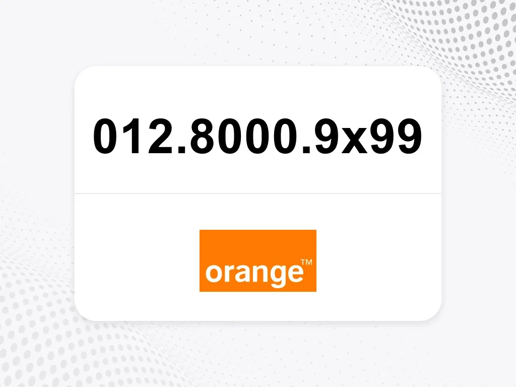 أورنج  012.8000.9x99