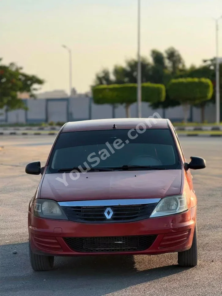 رينو  لوجان  2010  سيدان  عادي  4 سلندر  220,000 كم  دفع أمامي  أحمر  بنزين