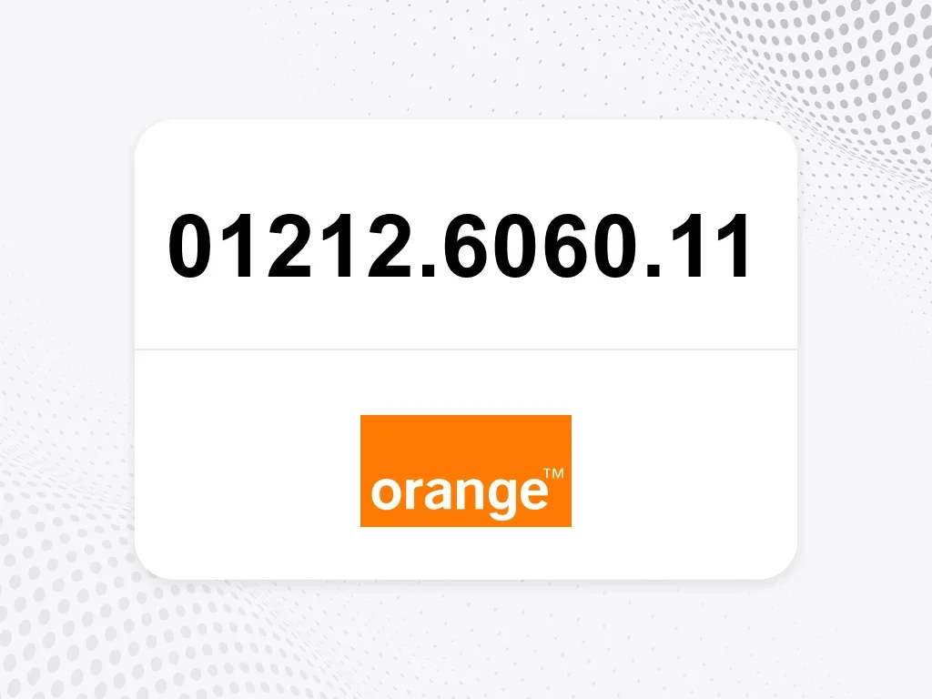 أورنج 01212.6060.11