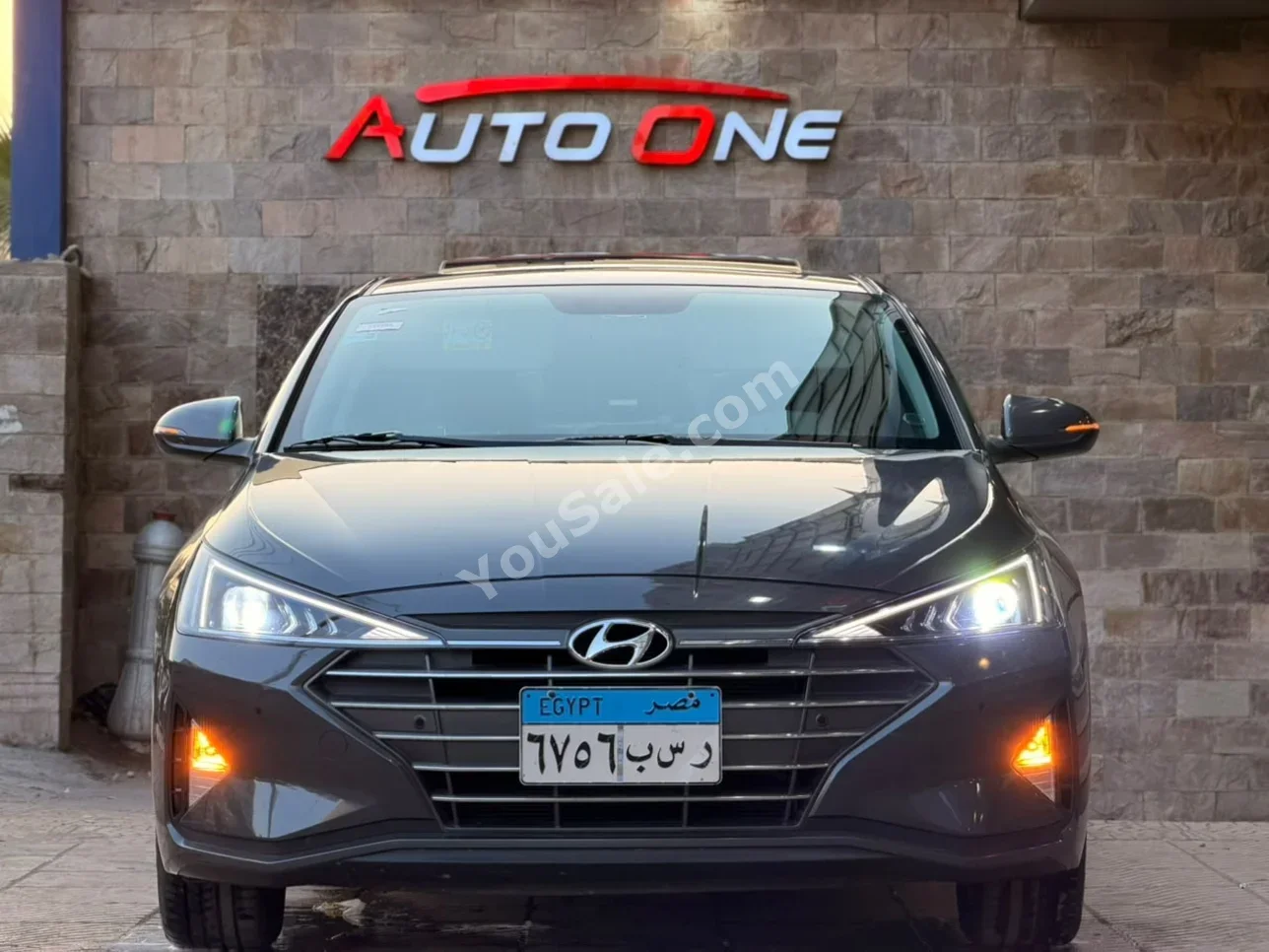 Hyundai Elantra AD 2026 Automatic Hyundai Cylinder 22,000 Km Hyundai Black Gasoline