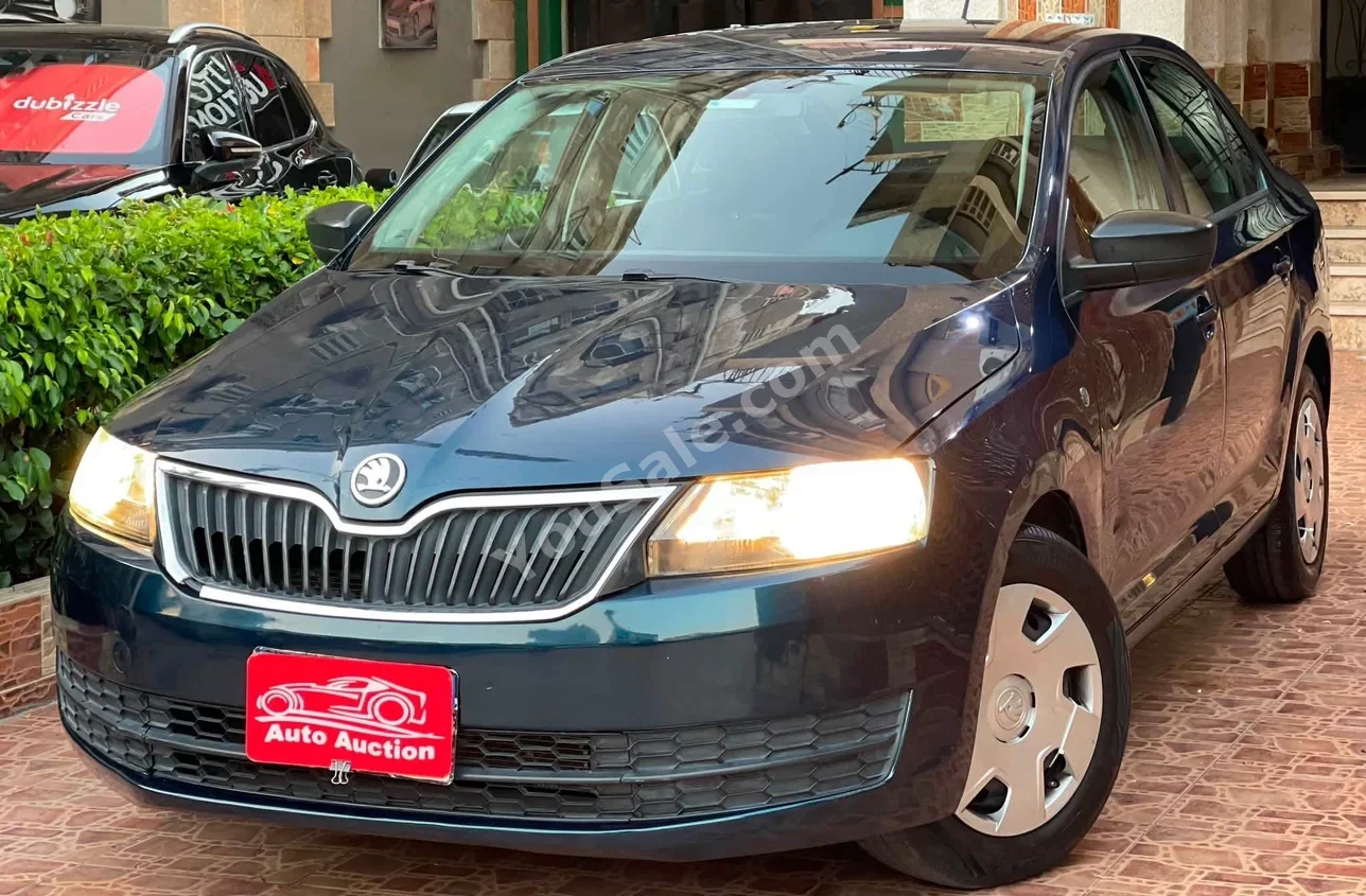 Skoda Rapid 2013 Automatic Skoda Cylinder 50,000 Km Skoda Blue Gasoline