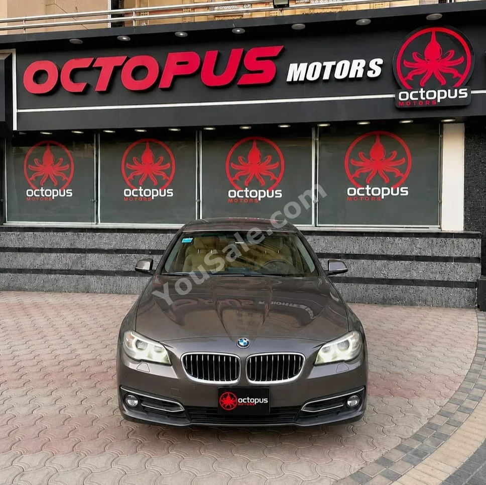 BMW  5-Series  520i  2017  Automatic  BMW Cylinder  115,000 Km  BMW  Gray  Gasoline