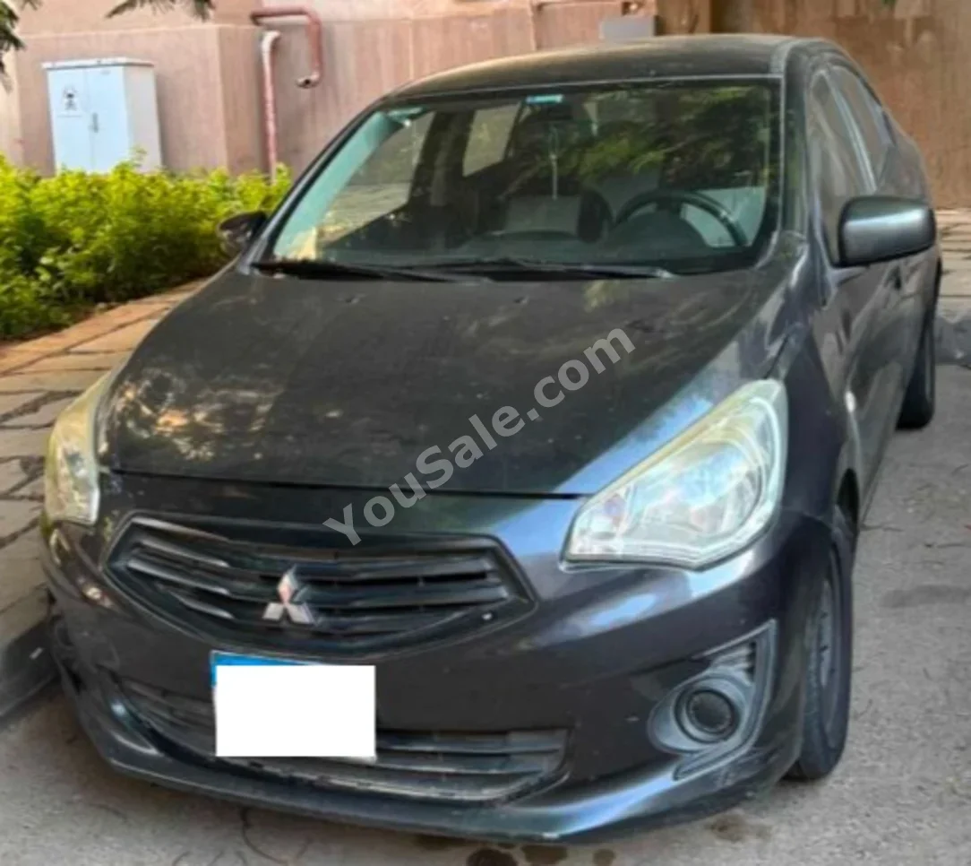 Mitsubishi  Attrage  2014  Automatic  3 Cylinder  160,000 Km  Black  Gasoline